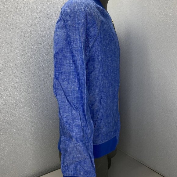 NEW PRESTIGE ORIGINAL 2-Piece Linen Suit Set Size XL Blue – Walking Jacket & P - Picture 6 of 10